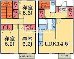 物件の間取り