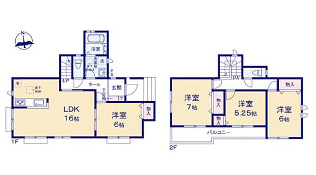 全室洋室でお掃除も楽々の間取りです！