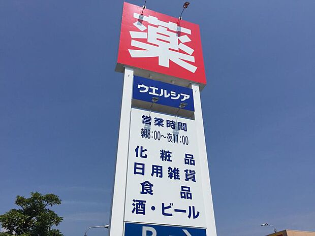 ウエルシアまで（1700m）