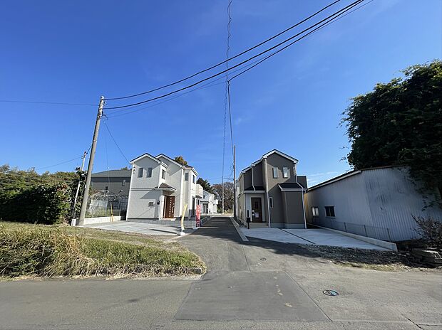 交通量の少ない前面道路