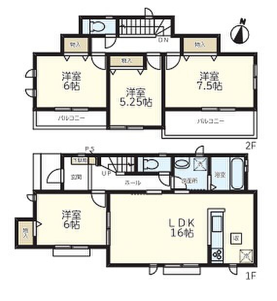 全室南向きで陽当たり良好です!