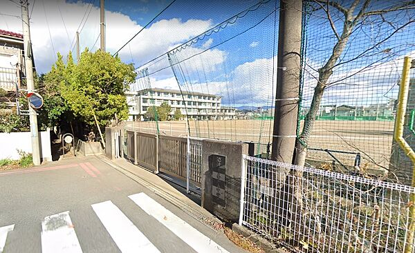 沼津市立第五中学校まで（1670m）