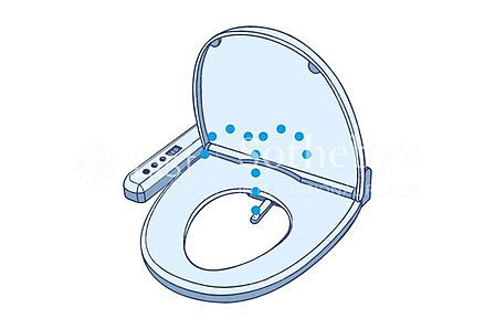 ■レストルーム■シンプルながらも落ち着くデザイン。洗浄付き温水便座で機能性も兼ね備えています♪毎日に欠かせないお手洗いだからこそ、ほっと落ち着く空間としての機能を重視しています。