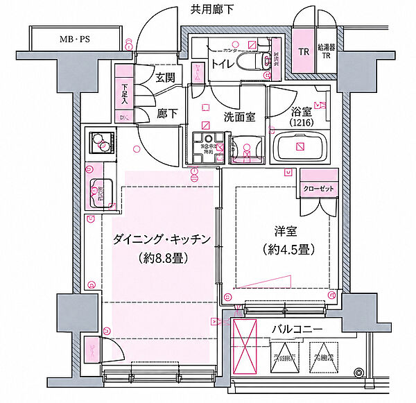 間取りを拡大表示