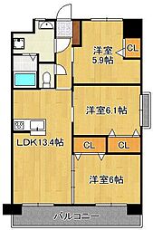 フローラ菜園場 8階