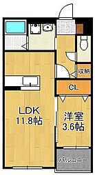 間取図画像 1LDK