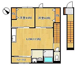 (仮)北区熊谷2丁目新築アパート 2階