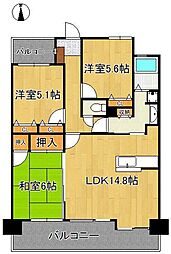 間取図画像 3LDK