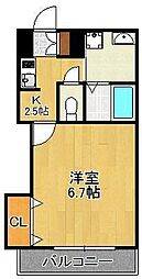 協和大手町ビル 1Kの間取図画像