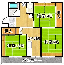 ビレッジハウス日明3号棟 1階/-