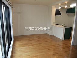 名鉄豊田線 豊田市駅 バス7分 名鉄バス豊田西高校前下車 徒歩10分の賃貸マンション 1階2LDKのリビング/ダイニング