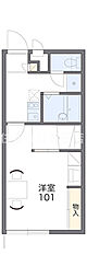 レオパレスオラージュ 1Kの間取図画像