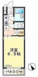 サンヨウマンション 1Kの間取図画像