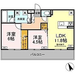 物件の間取り