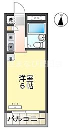 ソレイユ豊田 ワンルームの間取図画像