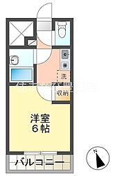 マザーハウス1990 ワンルームの間取図画像
