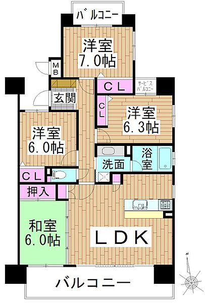 間取り：324000019675