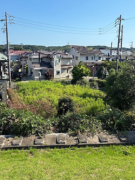 北側高台からの物件