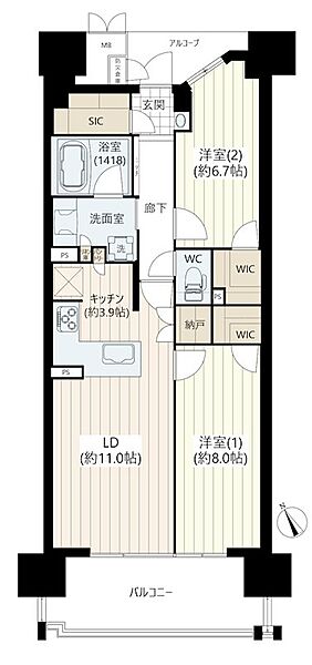 間取り：324000029524
