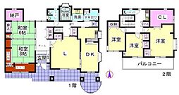 大羽根園青葉町 5SLDKの間取り