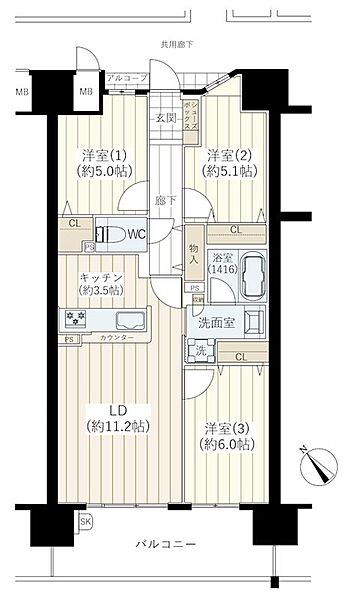 間取り：324000029456