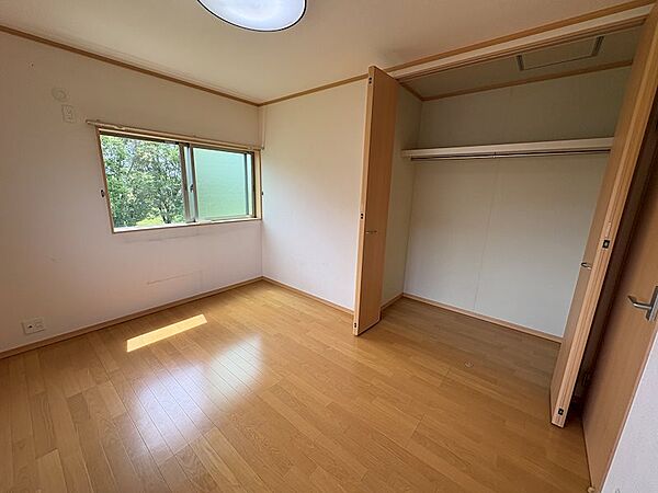 大きなクローゼットがあります。