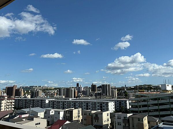 バルコニーからの景色です