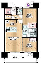 ファミリアーレ名駅マークレジデンス 2LDKの間取図画像
