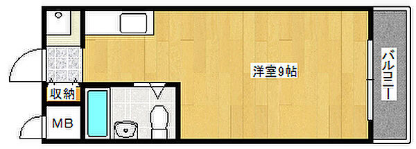 兵庫県神戸市垂水区清水が丘3丁目(賃貸マンション1R・3階・20.40㎡)の写真 その2