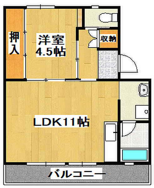 兵庫県加東市沢部(賃貸マンション1LDK・5階・39.83㎡)の写真 その3