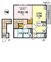 兵庫県神戸市垂水区名谷町（賃貸アパート1LDK・1階・36.56㎡） その2