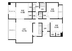グランフォルム泉野 2階