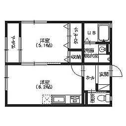 シャン・リヴィエール 2階
