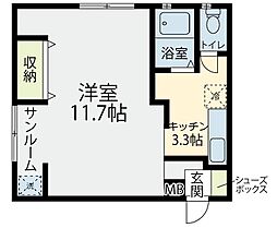 グランディ平和台 3階/303号室