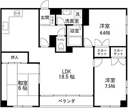 間取図画像 3LDK
