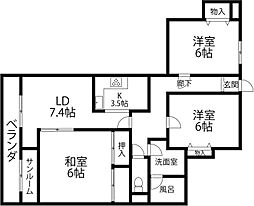 クリオ円光寺 3階