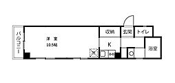 ガーデンハイム有松 1Kの間取図画像