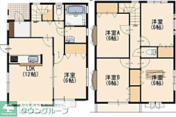 国立市谷保貸家 1階5LDKの間取り