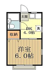 間取図画像 1DK