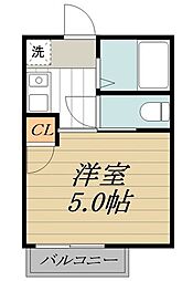 メゾンド吉祥寺 1階1Kの間取り