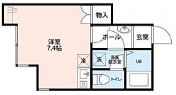 アイコート田無 1階1Kの間取り