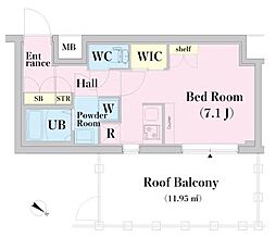 HY’ｓ武蔵境 4階ワンルームの間取り