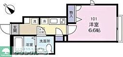 アレグーリア吉祥寺 II 1階1Kの間取り