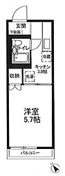 間取図画像 1K