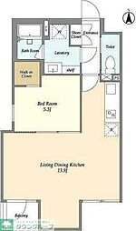 NOZOMIO吉祥寺 1LDKの間取図画像