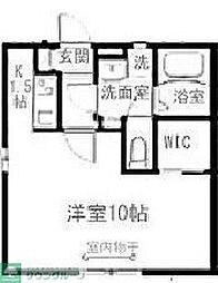 ガーデンヴィラ ワンルームの間取図画像