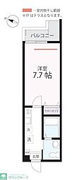 京急本線 上大岡駅 徒歩14分の賃貸アパート 1階1Kの間取り