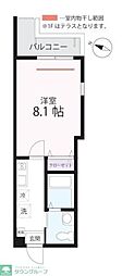 京急本線 上大岡駅 徒歩14分の賃貸アパート 3階1Kの間取り