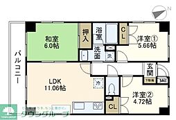 間取図画像 3LDK