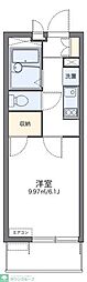 レオパレスファルケ 1Kの間取図画像